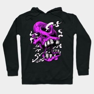 Distorted Skull Bone Skeleton Hoodie